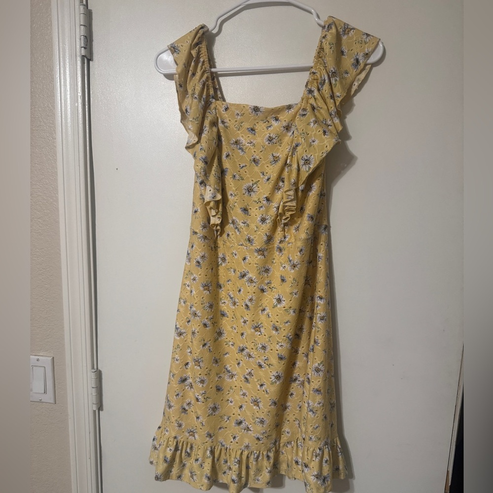 Knitworks Yellow Floral Dress